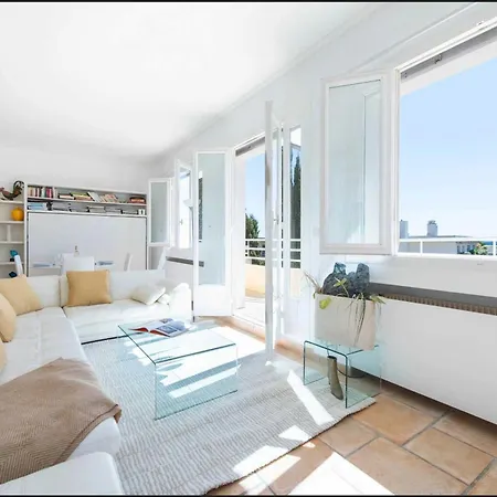Penthouse Sea View And Pool A C 6p- Lägenhet