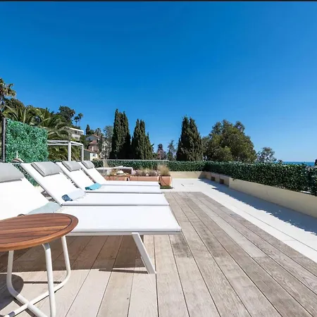 Penthouse Sea View And Pool A C 6p- * Cannes